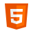 Icon that represents HTML5