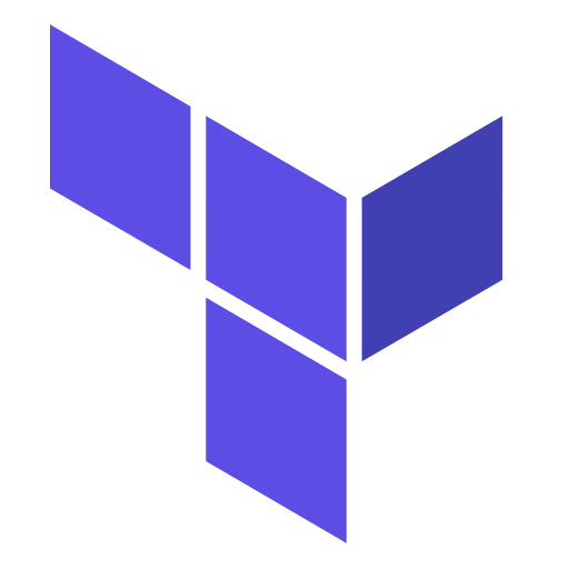 Icon that represents Terraform infrastructure as code tool